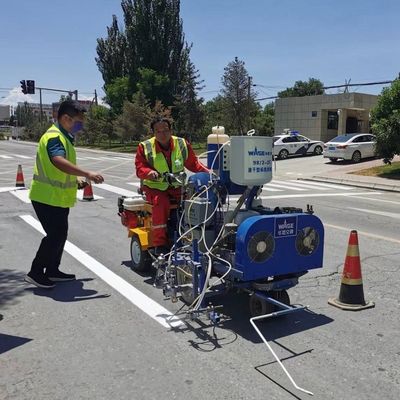 MMA Booster Pushing Road Line Marking Machine для опрыскивания дорожного покрытия