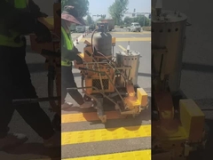 Термопластическая выпуклая дорожная линия маркировочная машина