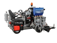 Маленький термопластиковый грузовик для дорожной маркировки